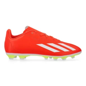 Adidas X Crazyfast Club FxG Energy Citrus - Solar Red/Footwear White/Solar Yellow Kids - Image 1