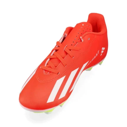 Adidas X Crazyfast Club FxG Energy Citrus - Solar Red/Footwear White/Solar Yellow Kids - Image 7