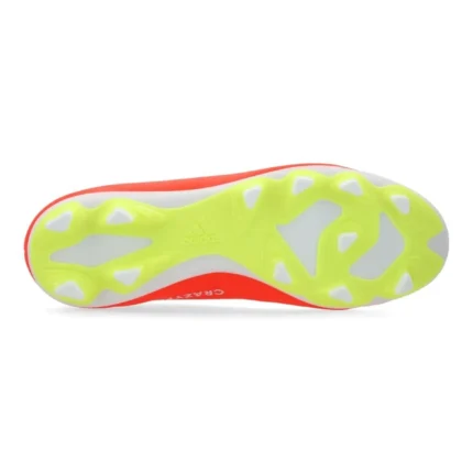 Adidas X Crazyfast Club FxG Energy Citrus - Solar Red/Footwear White/Solar Yellow Kids - Image 2