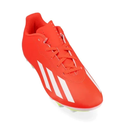 Adidas X Crazyfast Club FxG Energy Citrus - Solar Red/Footwear White/Solar Yellow Kids - Image 5