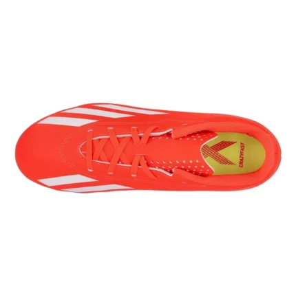 Adidas X Crazyfast Club FxG Energy Citrus - Solar Red/Footwear White/Solar Yellow Kids - Image 4