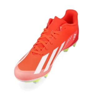 Adidas X Crazyfast Club FxG Energy Citrus - Solar Red/Footwear White/Solar Yellow - Image 7