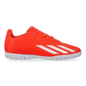 Adidas X Crazyfast Club Velcro TF Energy Citrus - Solar Red/Footwear White/Solar Yellow Kids - Image 1