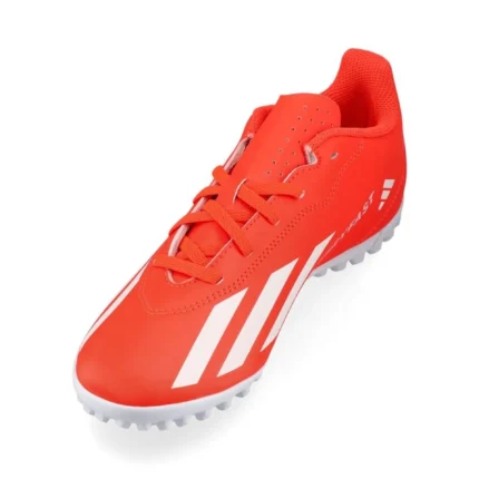 Adidas X Crazyfast Club Velcro TF Energy Citrus - Solar Red/Footwear White/Solar Yellow Kids - Image 7