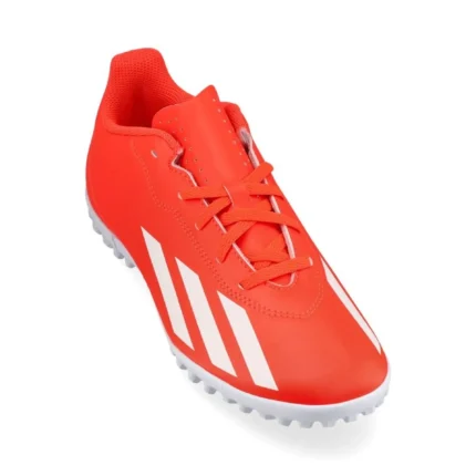 Adidas X Crazyfast Club Velcro TF Energy Citrus - Solar Red/Footwear White/Solar Yellow Kids - Image 5