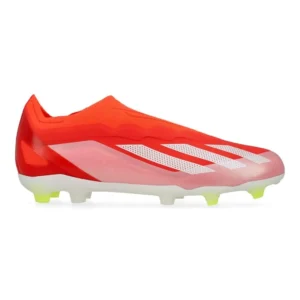 Adidas X Crazyfast Elite Laceless FG Energy Citrus - Solar Red/Footwear White/Solar Yellow Kids - Image 1
