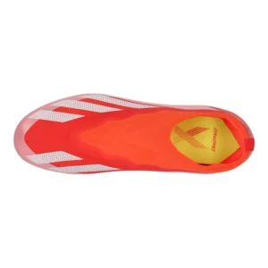 Adidas X Crazyfast Elite Laceless FG Energy Citrus - Solar Red/Footwear White/Solar Yellow Kids - Image 4