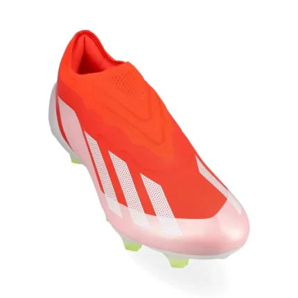 Adidas X Crazyfast Elite Laceless FG Energy Citrus - Solar Red/Footwear White/Solar Yellow - Image 5