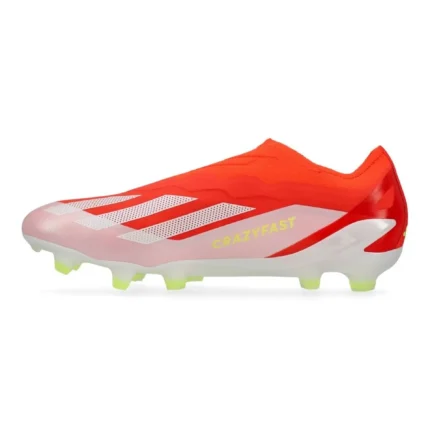 Adidas X Crazyfast Elite Laceless FG Energy Citrus - Solar Red/Footwear White/Solar Yellow - Image 3
