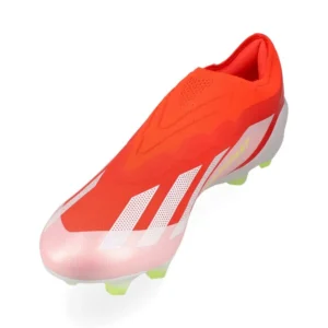 Adidas X Crazyfast Elite Laceless FG Energy Citrus - Solar Red/Footwear White/Solar Yellow - Image 7