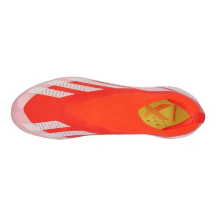 Adidas X Crazyfast Elite Laceless FG Energy Citrus - Solar Red/Footwear White/Solar Yellow - Image 4