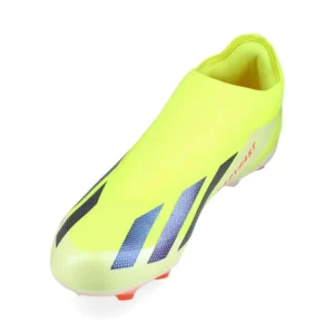 Adidas X Crazyfast Elite Laceless FG Solar Energy - Solar Yellow/Core Black/Footwear White Kids - Image 7