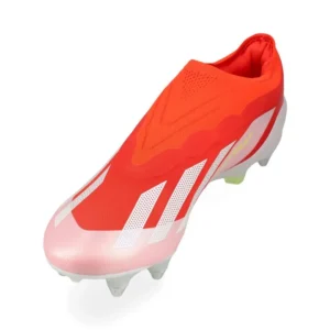 Adidas X Crazyfast Elite Laceless SG Energy Citrus - Solar Red/Footwear White/Solar Yellow - Image 7