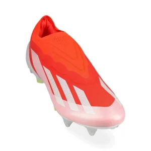 Adidas X Crazyfast Elite Laceless SG Energy Citrus - Solar Red/Footwear White/Solar Yellow - Image 5