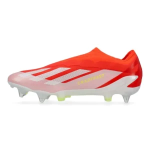 Adidas X Crazyfast Elite Laceless SG Energy Citrus - Solar Red/Footwear White/Solar Yellow - Image 3