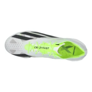 Adidas X Crazyfast + FG Crazyrush - Footwear White/Core Black/Lucid Lemon - Image 4