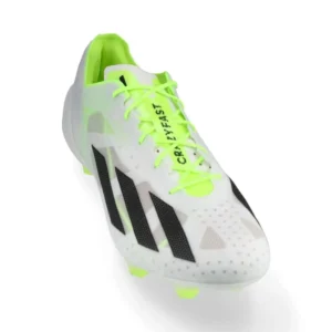 Adidas X Crazyfast + FG Crazyrush - Footwear White/Core Black/Lucid Lemon - Image 5