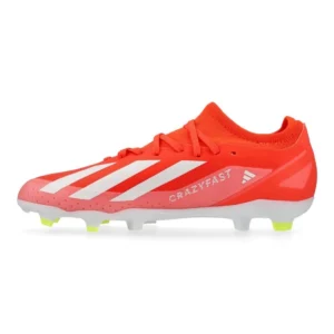 Adidas X Crazyfast League FG Energy Citrus - Solar Red/Footwear White/Solar Yellow Kids - Image 3