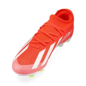 Adidas X Crazyfast League FG Energy Citrus - Solar Red/Footwear White/Solar Yellow Kids - Image 7