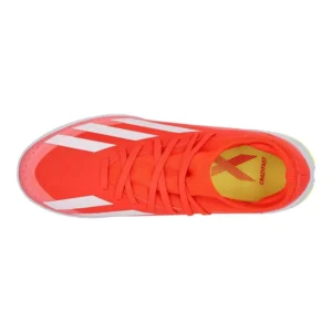 Adidas X Crazyfast League IN Energy Citrus - Solar Red/Footwear White/Solar Yellow Kids - Image 4
