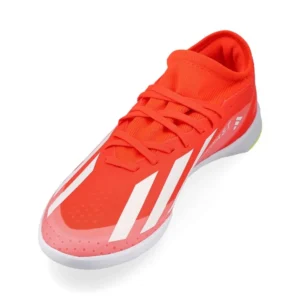 Adidas X Crazyfast League IN Energy Citrus - Solar Red/Footwear White/Solar Yellow Kids - Image 7