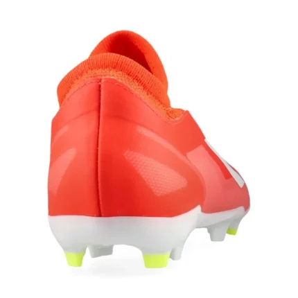Adidas X Crazyfast League Laceless FG Energy Citrus - Solar Red/Footwear White/Solar Yellow Kids - Image 6