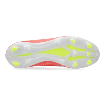 Adidas X Crazyfast League Laceless FG Energy Citrus - Solar Red/Footwear White/Solar Yellow Kids - Image 2