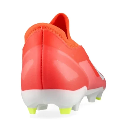 Adidas X Crazyfast League Laceless FG Energy Citrus - Solar Red/Footwear White/Solar Yellow - Image 6