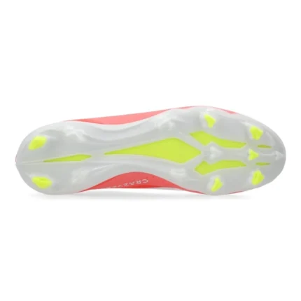 Adidas X Crazyfast League Laceless FG Energy Citrus - Solar Red/Footwear White/Solar Yellow - Image 2