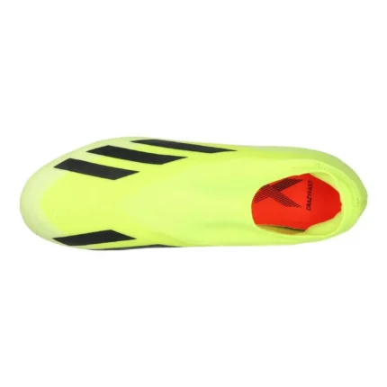Adidas X Crazyfast League Laceless FG Solar Energy - Solar Yellow/Core Black/Footwear White - Image 4