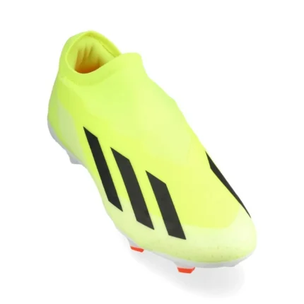 Adidas X Crazyfast League Laceless FG Solar Energy - Solar Yellow/Core Black/Footwear White - Image 5