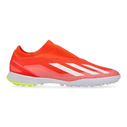 Adidas X Crazyfast League Laceless TF Energy Citrus - Solar Red/Footwear White/Solar Yellow Kids - Image 1