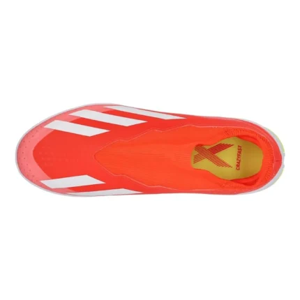 Adidas X Crazyfast League Laceless TF Energy Citrus - Solar Red/Footwear White/Solar Yellow Kids - Image 4