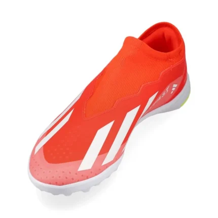 Adidas X Crazyfast League Laceless TF Energy Citrus - Solar Red/Footwear White/Solar Yellow Kids - Image 7