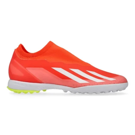 Adidas X Crazyfast League Laceless TF Energy Citrus - Solar Red/Footwear White/Solar Yellow - Image 1