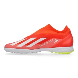 Adidas X Crazyfast League Laceless TF Energy Citrus - Solar Red/Footwear White/Solar Yellow - Image 3