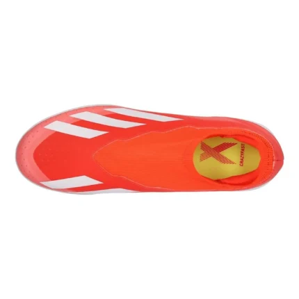 Adidas X Crazyfast League Laceless TF Energy Citrus - Solar Red/Footwear White/Solar Yellow - Image 4