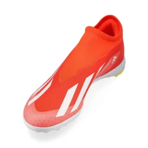 Adidas X Crazyfast League Laceless TF Energy Citrus - Solar Red/Footwear White/Solar Yellow - Image 7