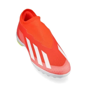 Adidas X Crazyfast League Laceless TF Energy Citrus - Solar Red/Footwear White/Solar Yellow - Image 5