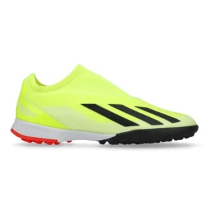Adidas X Crazyfast League Laceless TF Solar Energy - Solar Yellow/Core Black/Footwear White Kids - Image 1