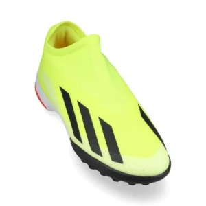 Adidas X Crazyfast League Laceless TF Solar Energy - Solar Yellow/Core Black/Footwear White Kids - Image 5