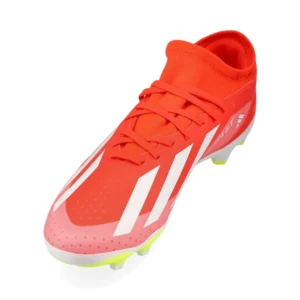 Adidas X Crazyfast League MG Energy Citrus - Solar Red/Footwear White/Solar Yellow Kids - Image 7