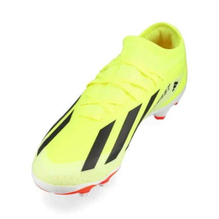 Adidas X Crazyfast League MG Solar Energy - Solar Yellow/Core Black/Footwear White Kids - Image 7