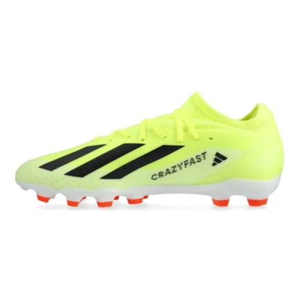 Adidas X Crazyfast League MG Solar Energy - Solar Yellow/Core Black/Footwear White - Image 3