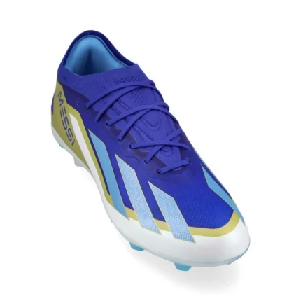 Adidas X Crazyfast Messi Elite FG Spark Gen10S - Lucid Blue/Blue Burst/Footwear White Kids - Image 5