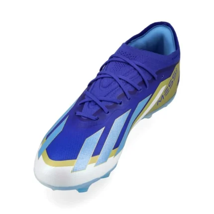 Adidas X Crazyfast Messi Elite FG Spark Gen10S - Lucid Blue/Blue Burst/Footwear White Kids - Image 7