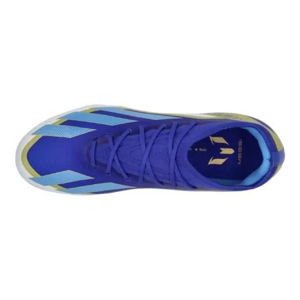 Adidas X Crazyfast Messi Elite FG Spark Gen10S - Lucid Blue/Blue Burst/Footwear White Kids - Image 4