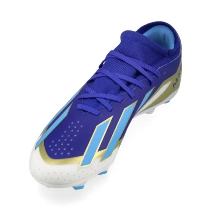 Adidas X Crazyfast Messi League FG Spark Gen10S - Lucid Blue/Blue Burst/Footwear White Kids - Image 7