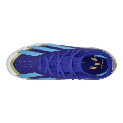 Adidas X Crazyfast Messi League FG Spark Gen10S - Lucid Blue/Blue Burst/Footwear White Kids - Image 4