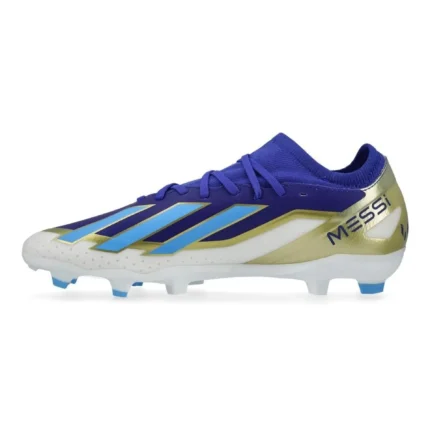 Adidas X Crazyfast Messi League FG Spark Gen10S - Lucid Blue/Blue Burst/Footwear White - Image 3